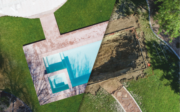 Bodenplatten-Wanne für Pool 6 x 3 m