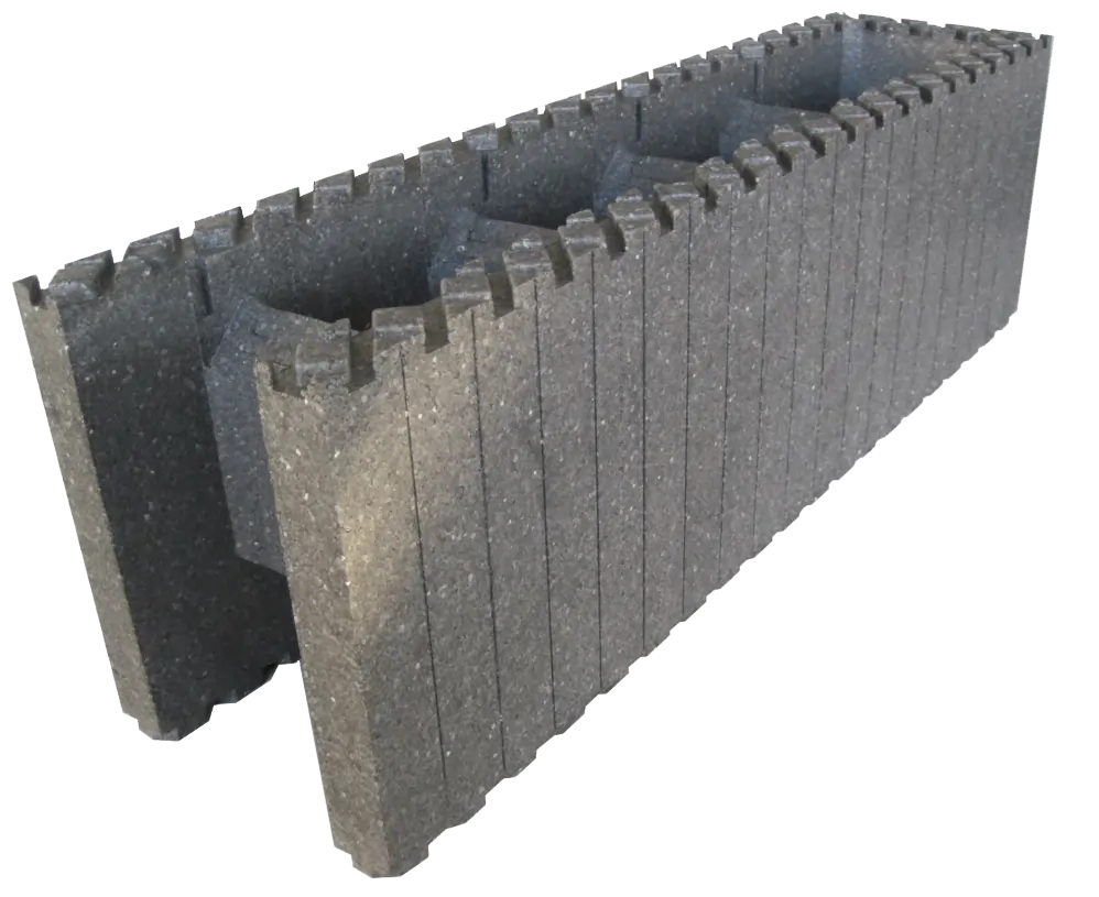 Poolelement aus Neopor als Schalstein zum Pool selber bauen – effiziente Dämmung und stabile Konstruktion.