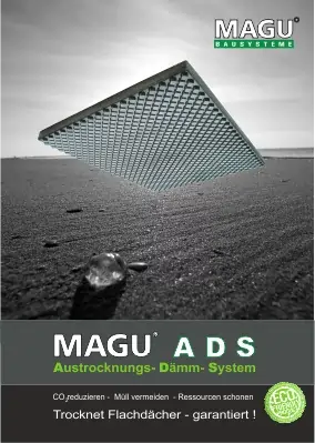 Prospekt zum MAGU Austrocknungs-Dämm-System