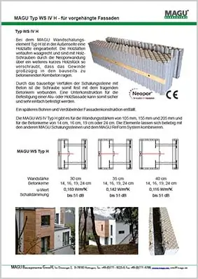 MAGU Detaillösung – Wandanschluss für vorgehängte Fassaden als PDF